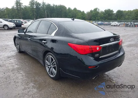 2015 Infiniti Q50 Sport z USA, uszkodzony, nr VIN JN1BV7AR1FM392619